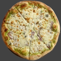 PIZZA WITH ROCHFORTI CHEESE AND PEAR